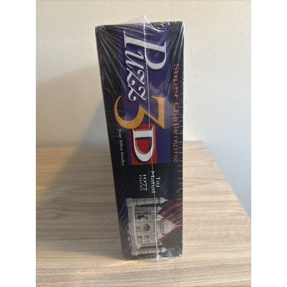 Vintage 1996 New PUZZ 3D Puzzle Taj Mahal Crown of the Palace India 1077 Pieces - Picture 4 of 10